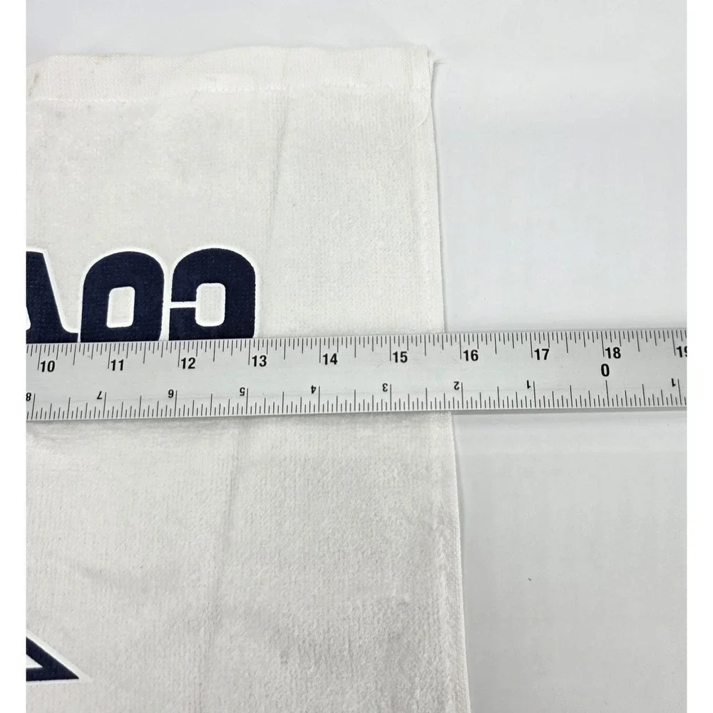 Vintage Dallas Cowboys NFL Rally Towel‎ McArthur Sports White Blue 100% Cotton